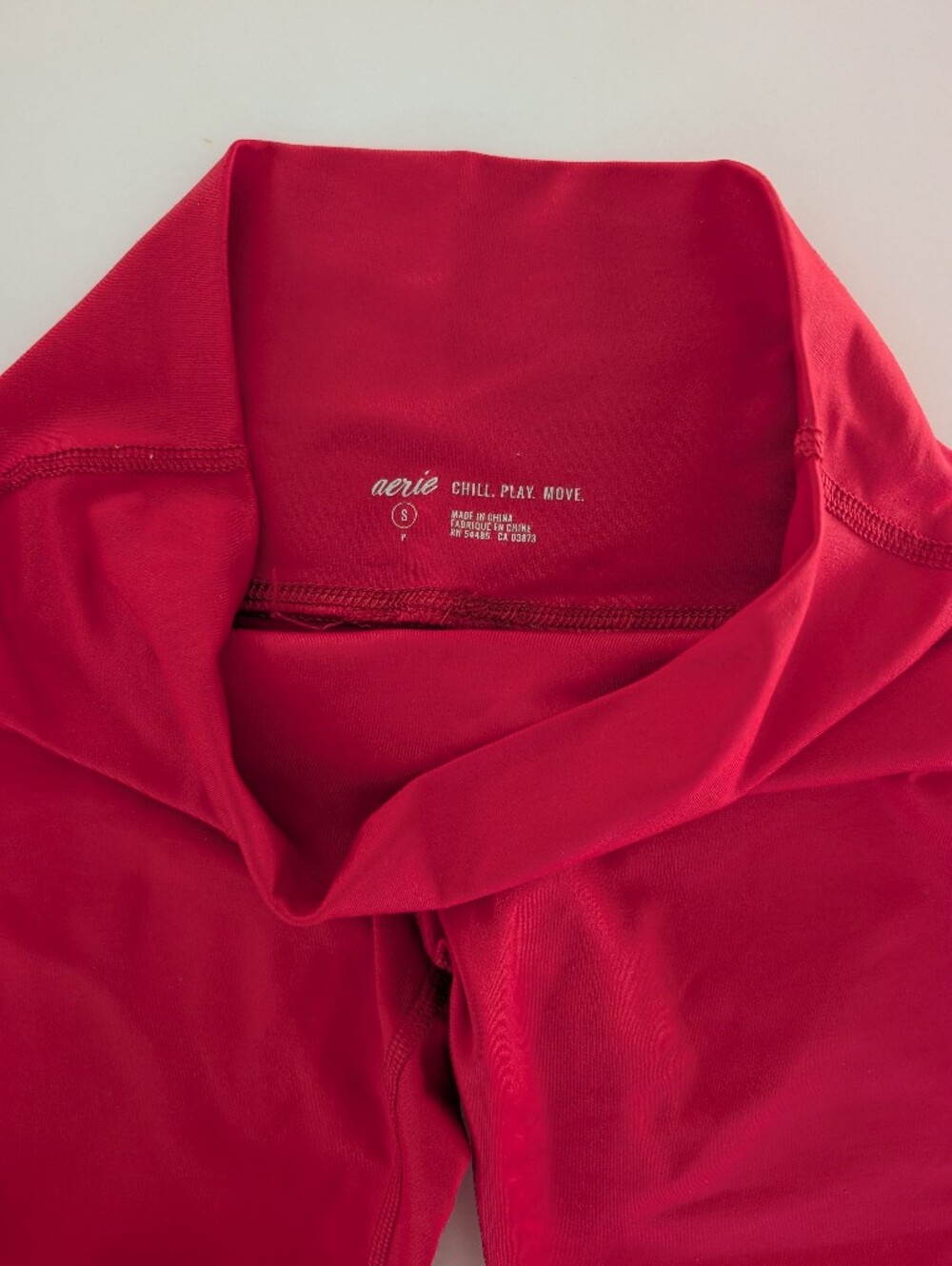 Aerie True Red High-Waisted Leggings - Picture 3 of 6